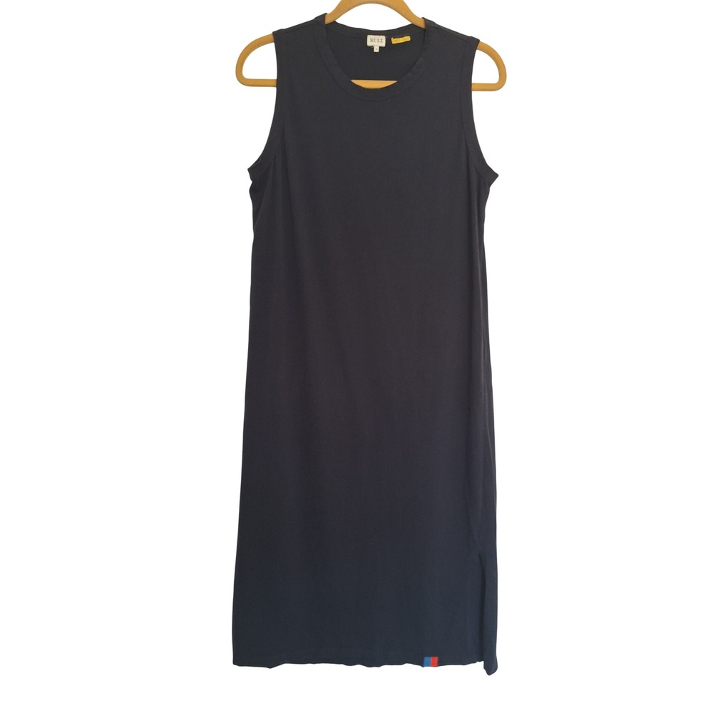 KULE Sleeveless Midi Tank Dress in Black